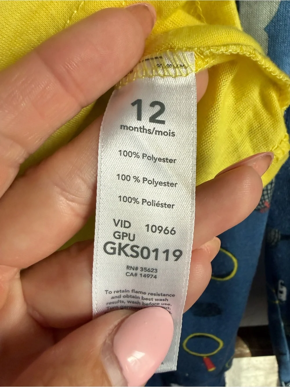 Carters Graphic Super Agent Dog Pajama Set baby boy sz: 12M